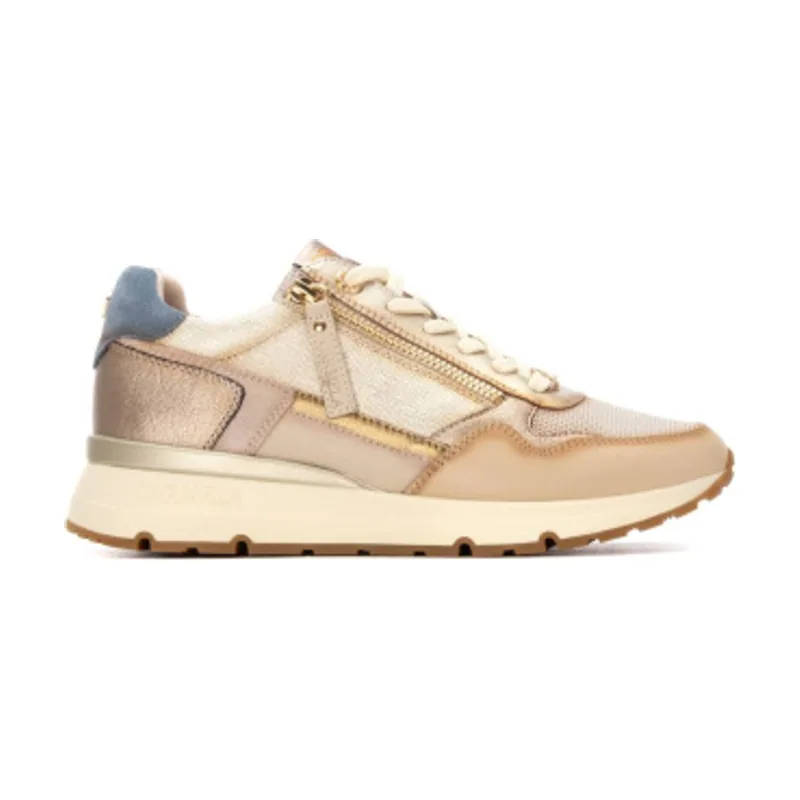 Carmela Zapatillas de Piel 162517 16251703-BEIGE