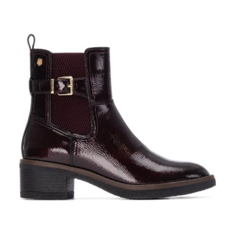 Carmela Botines de piel 162579 16257902-BURDEOS