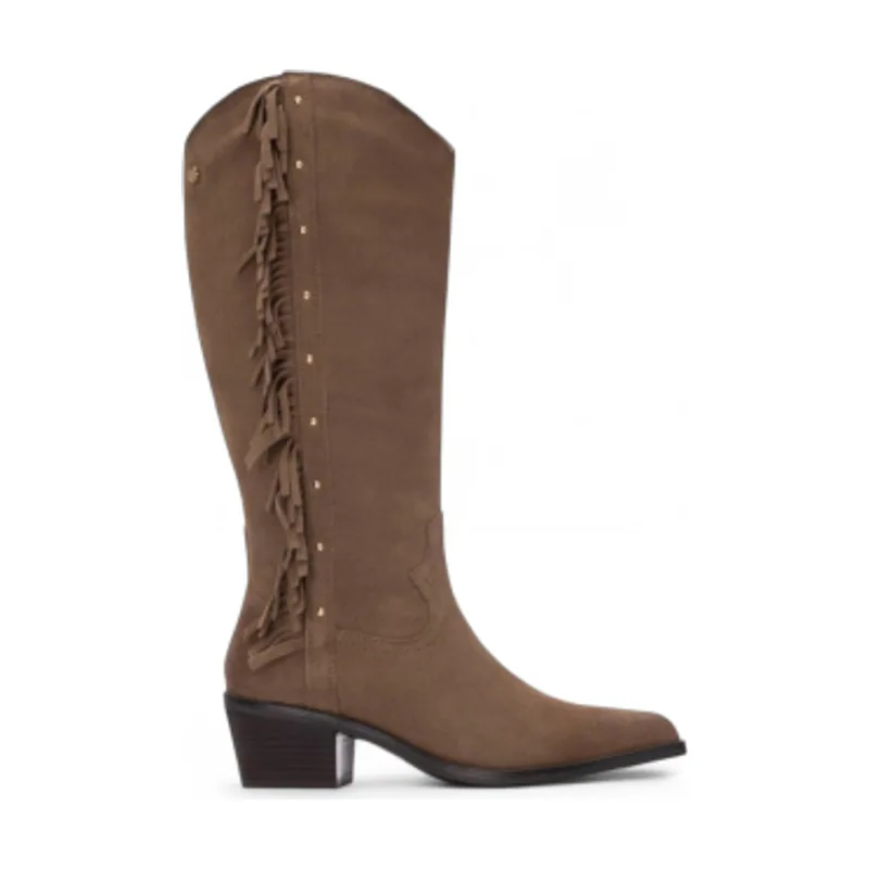 Carmela Botas de Piel 162664 16266402-TAUPE