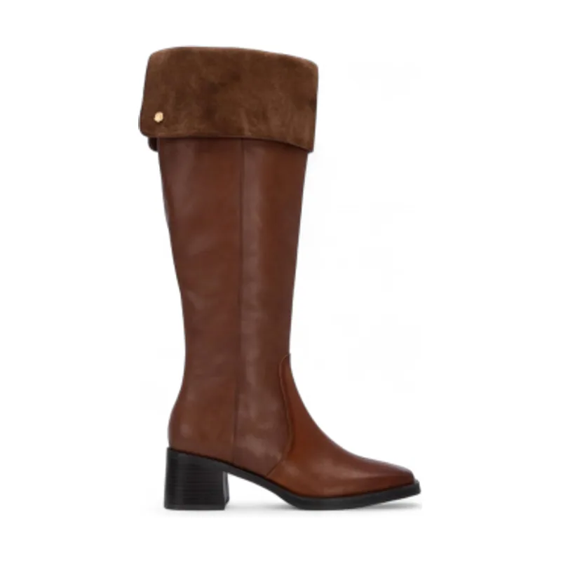Carmela Botas de Piel 162691 16269101-CAMEL