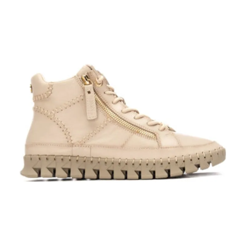 Carmela Botines de piel 162708 16270802-BEIGE
