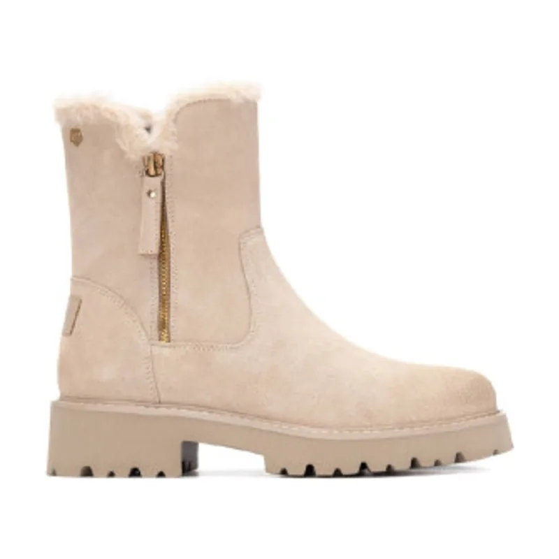Carmela Botines de Piel 162718 16271803-BEIGE