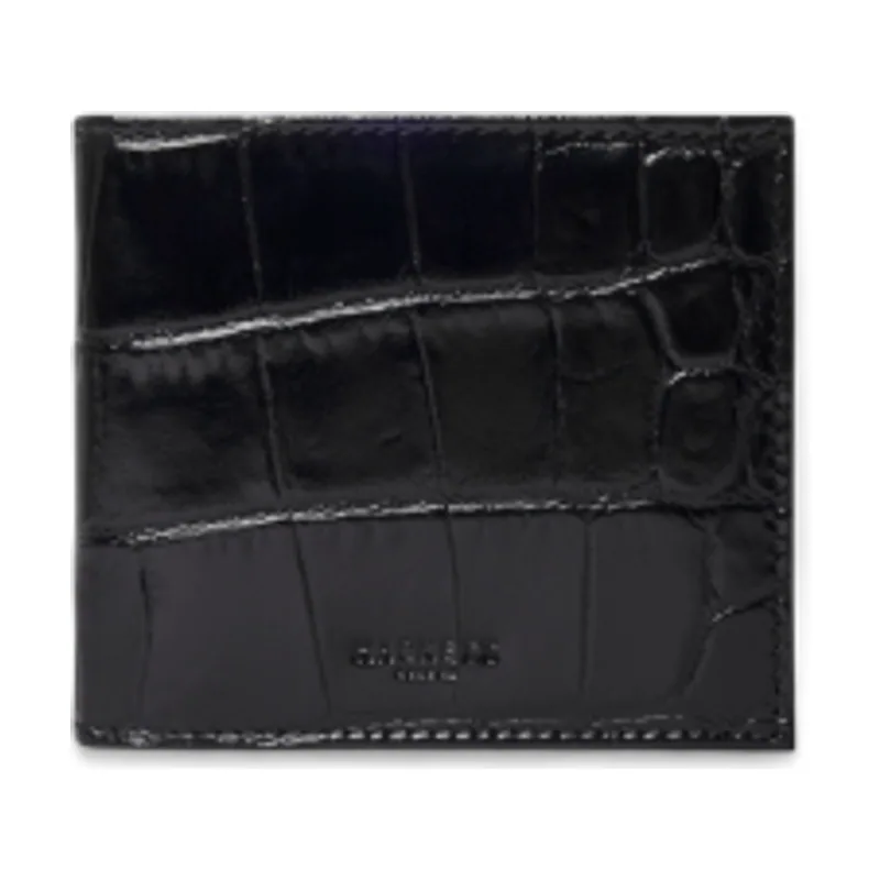 Hackett London Billetera plegable con estampado cocodrilo HM413578