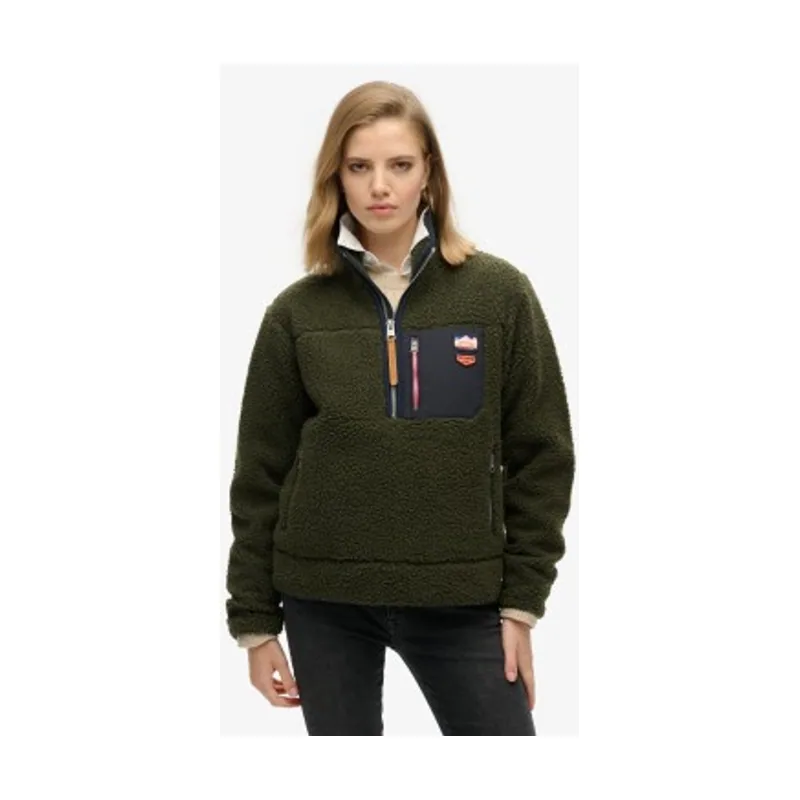 Superdry Polar Vintage Retro mitad de cremallera W2012343A