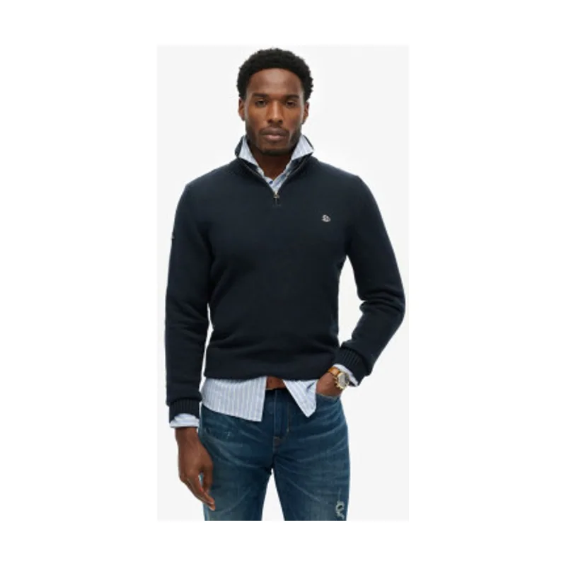Superdry Jersey de cuello mao con cremallera M6110706A