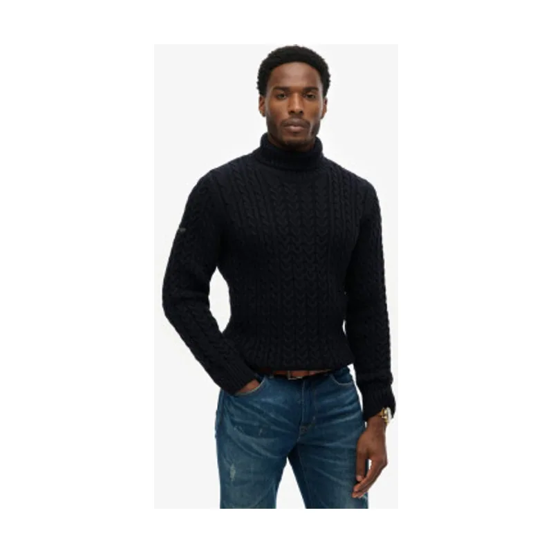 Superdry Jersey Jacob Cable Roll M6110673A