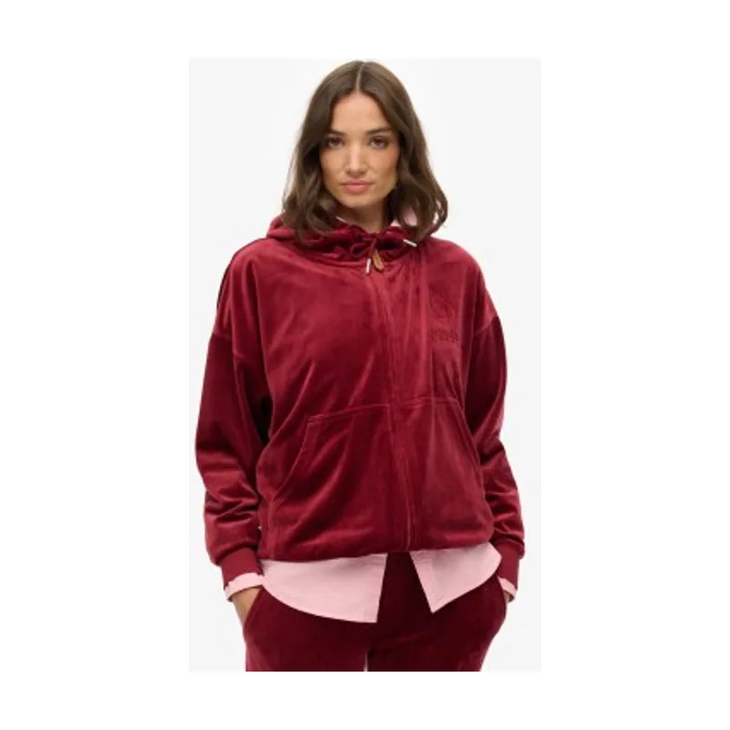 Superdry Sudadera Country Club Velour Ziphood W2012544A