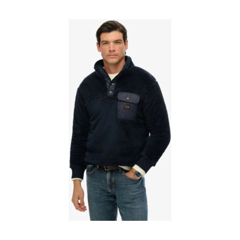 Superdry Jersey High Pile Fleece Half Zip M2014258A