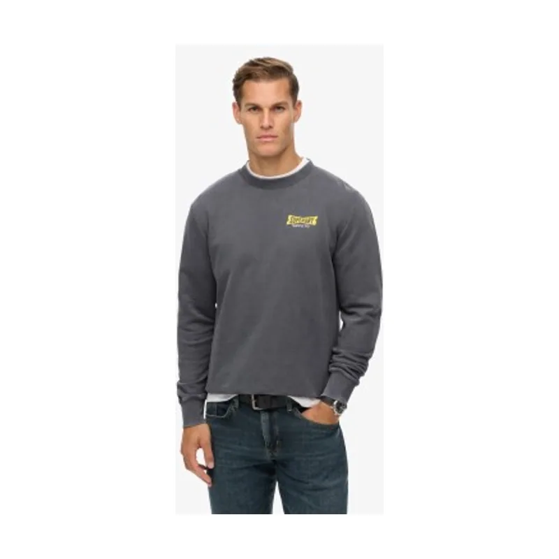 Superdry Sudadera Heritage Tab Loose Crew M2014289A