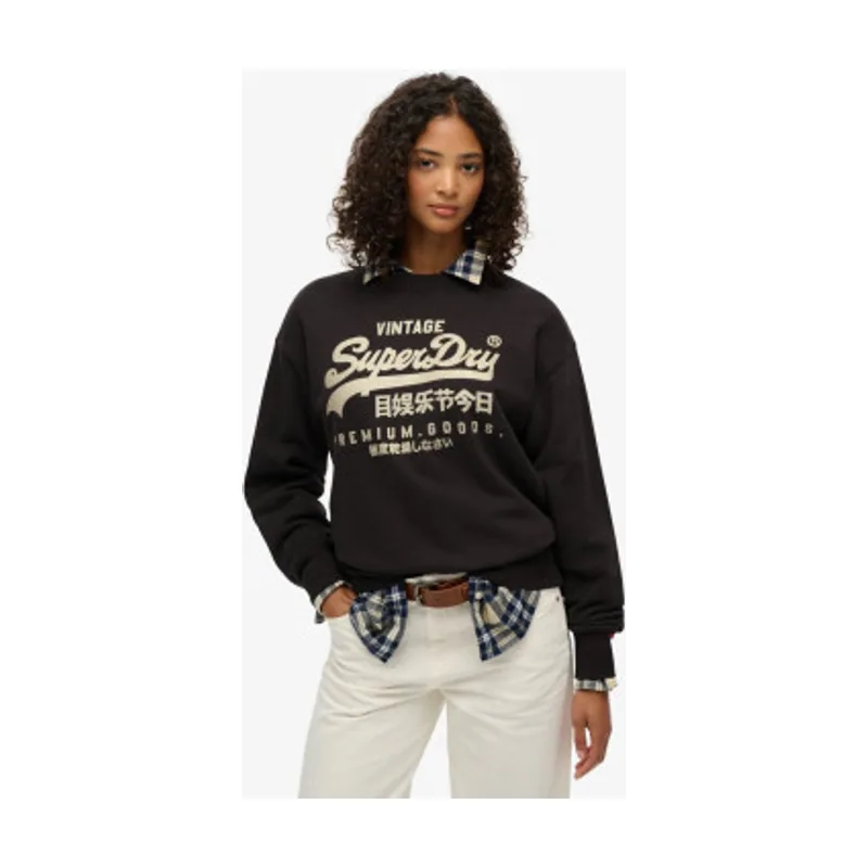 Sudadera Embellished Vintage Logo W2012399A