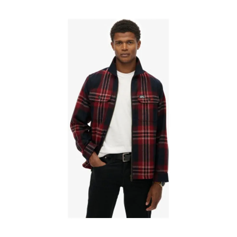 Superdry Sobrecamisa Wool Miller Zip M4011063A