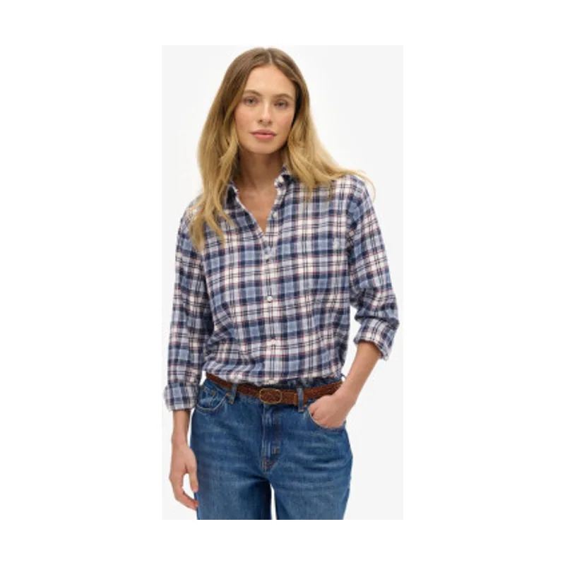Superdry Camisa Check Flannel Boyfriend W4010500A