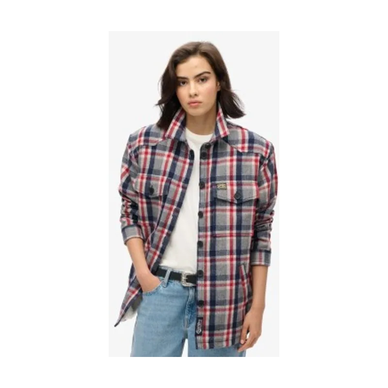 Superdry Sobrecamisa Borg Check W4010431A