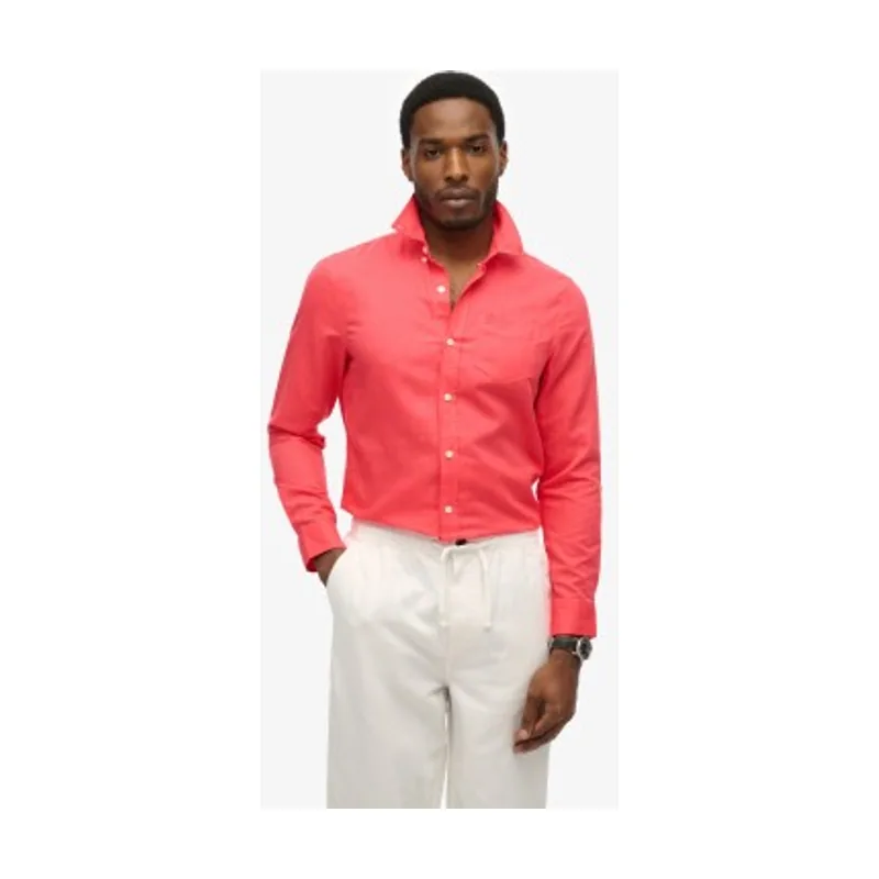 Superdry Camisa de lino y algodón M4011005A