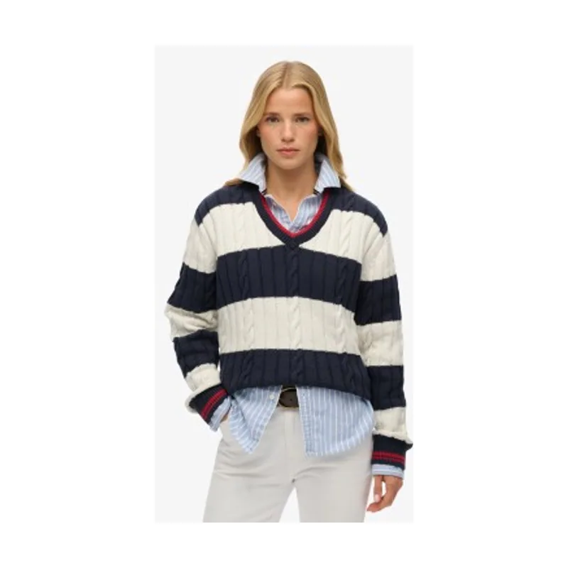 Superdry Jersey Stripe Oversized W6110703A