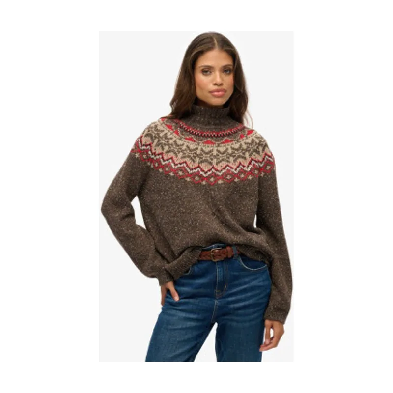Superdry Jersey Fairisle cuello alto W6110657A