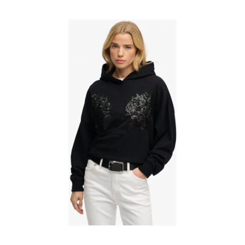 Superdry Sudadera Tattoo Embellish Oversize W2012463A