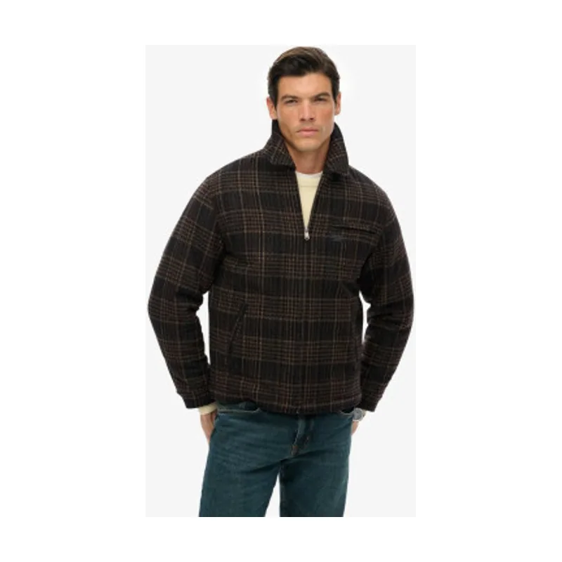 Chaqueta Wool Blend Check Ranch M5012203A