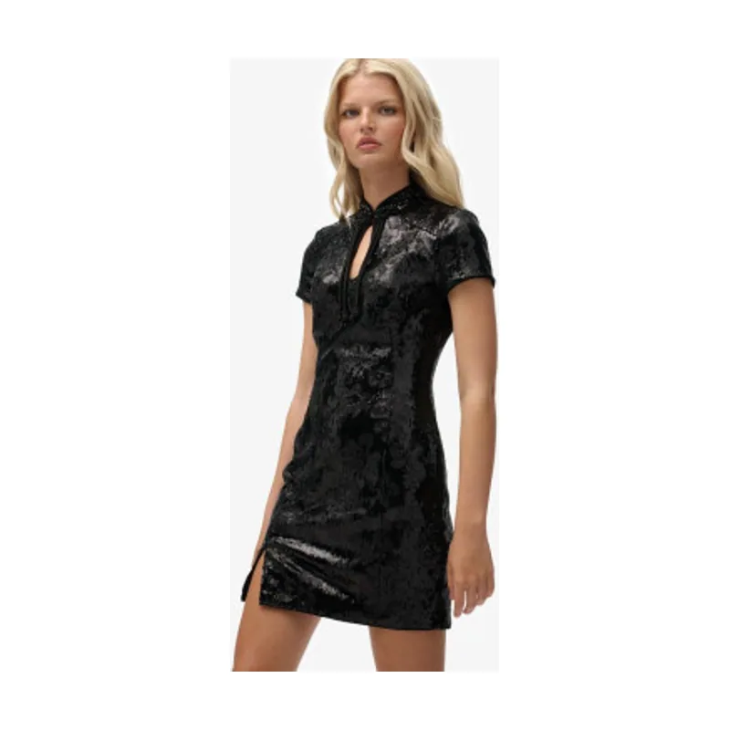 Superdry Vestido Mandarin Sequin Mini W8012036A