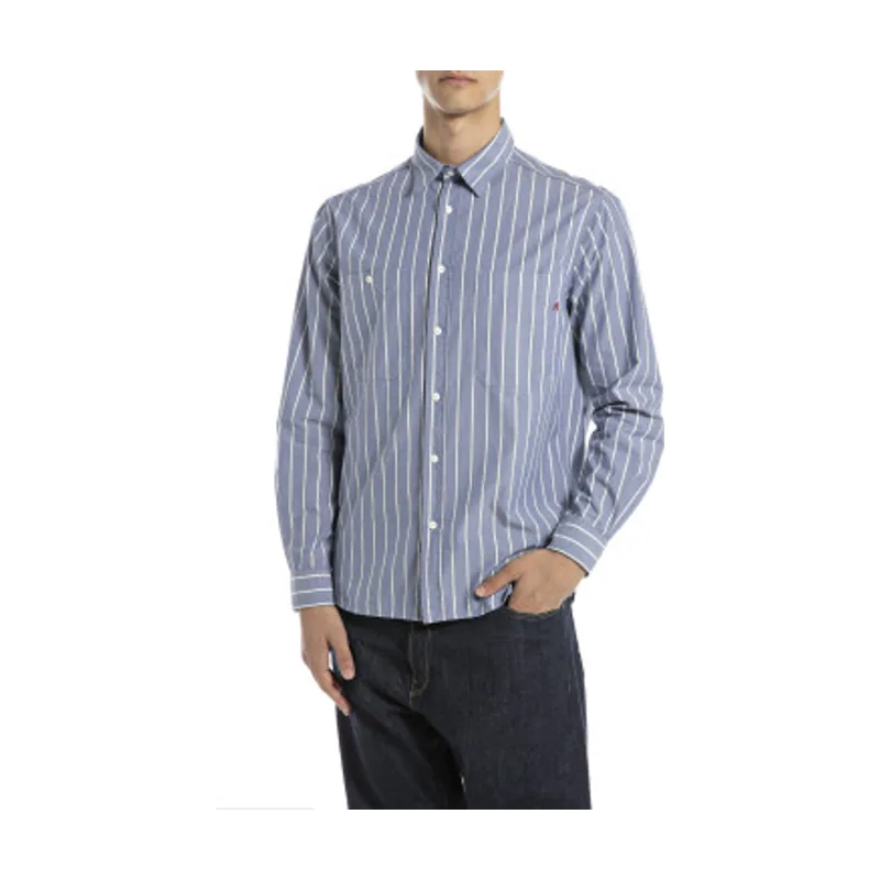 Replay Camisa Yarn Dyed M4153.000.52852
