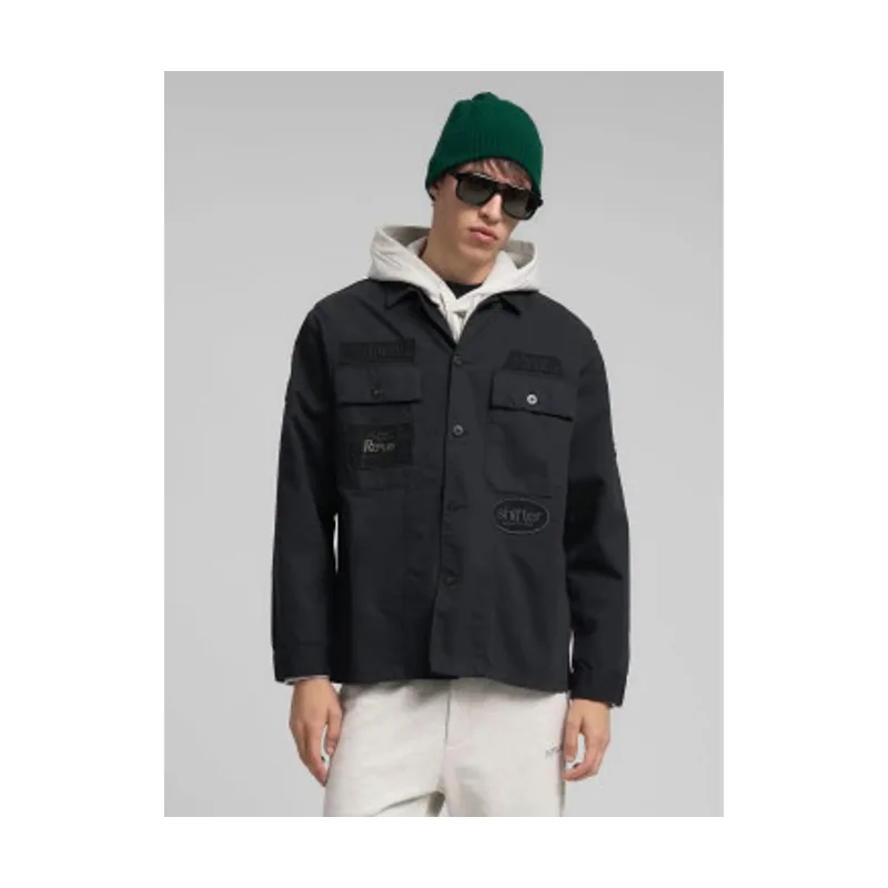 Replay Chaqueta Regular Fit con Parches M8445B.000.85172
