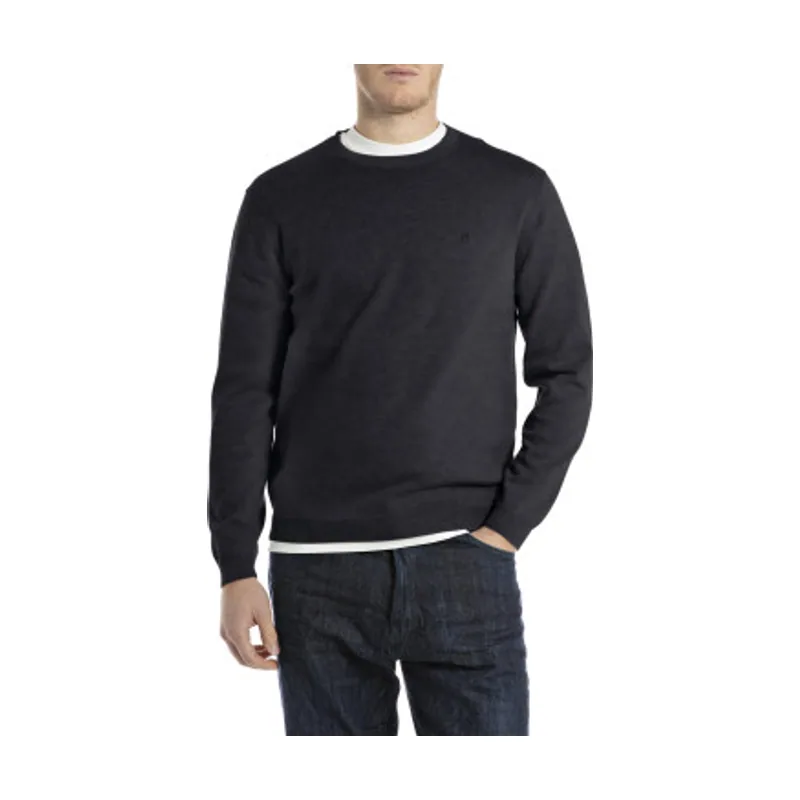 Replay Jersey de algodón con bordado r UK4851.000.G22578