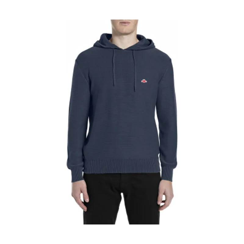 Replay Sudadera con capucha de punto de algodón UK4865.000.G21280G