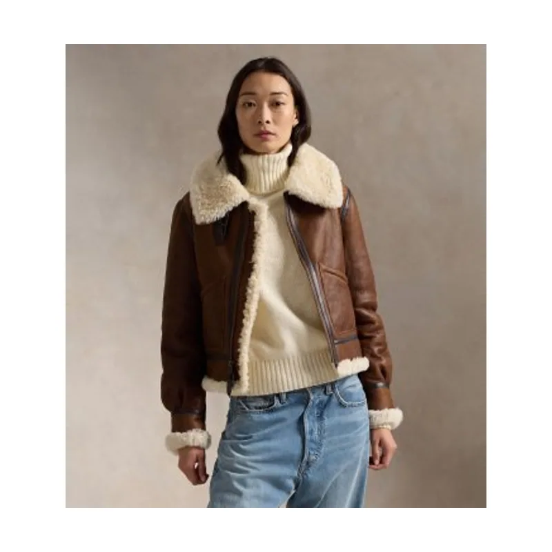 Polo Ralph Lauren Bomber de piel Aviator 211910038001