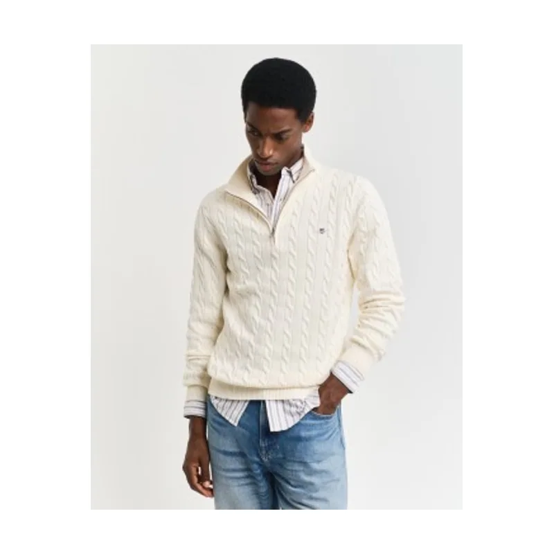 Gant Jersey de ochos con media cremallera 8050603