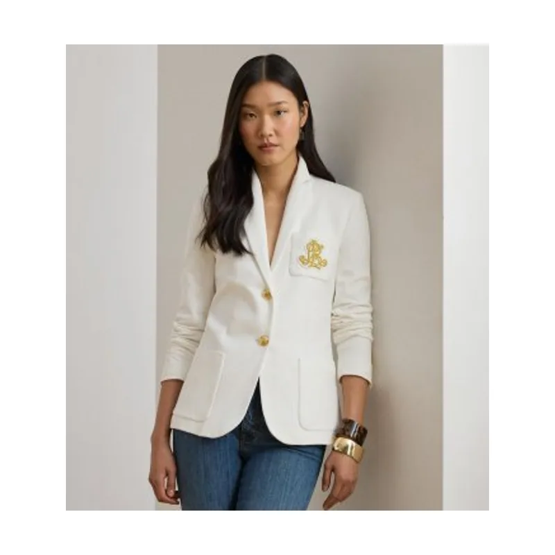 Lauren Ralph Lauren Blazer de Jacquard con metales 200797305001