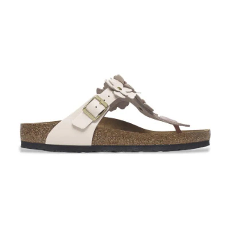 Birkenstock Sandalias de Piel Gizeh Flower Embellishment (Ajuste Estrecho) 1029304