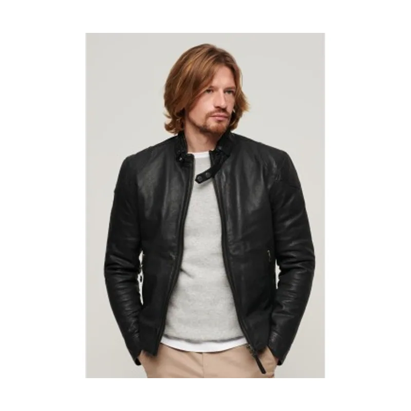 Superdry Cazadora de Piel Racer M5011735A