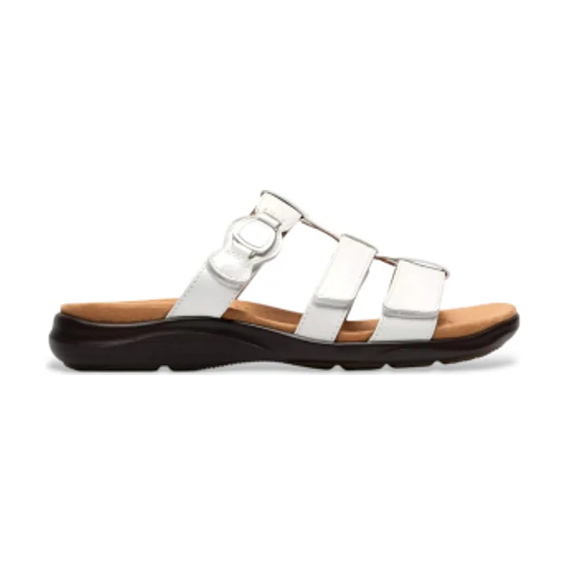 Clarks Zapatos de piel Kitly Pearl blanco charol 26185967