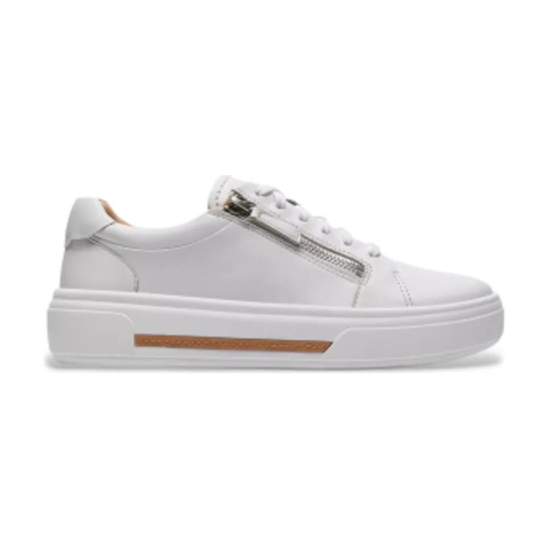Clarks Zapatillas de piel Hollyrose Zip 26185917