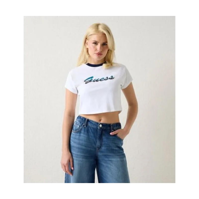 Guess Crop Top logotipo W6GI31K3224