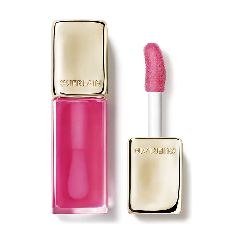 Guerlain KISSKISS BEE GLOW OIL aceite para labios con #458-Pop