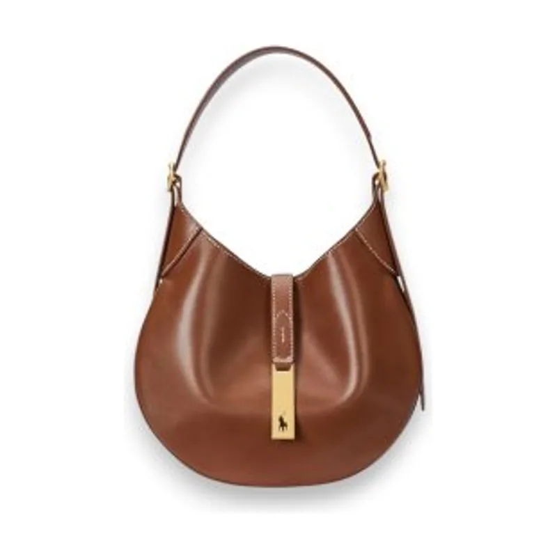 Polo Ralph Lauren Bolso de hombro Polo ID pequeño de piel 428944017009