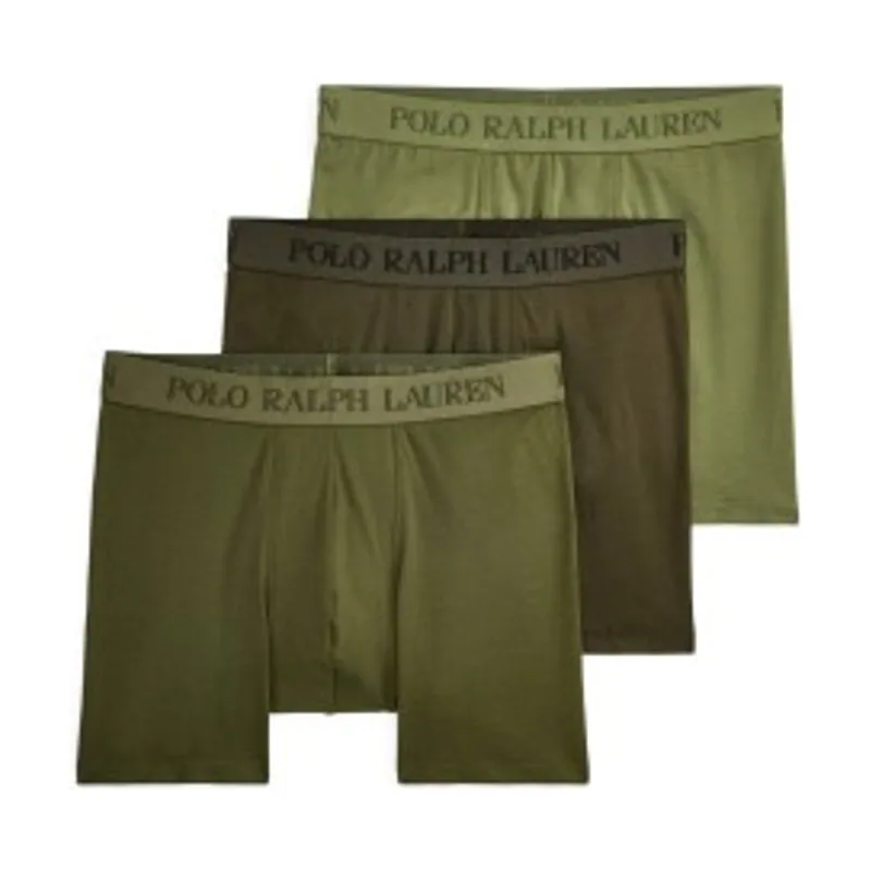 Polo Ralph Lauren 3 calzoncillos bóxer de algodón elástico 714966105002