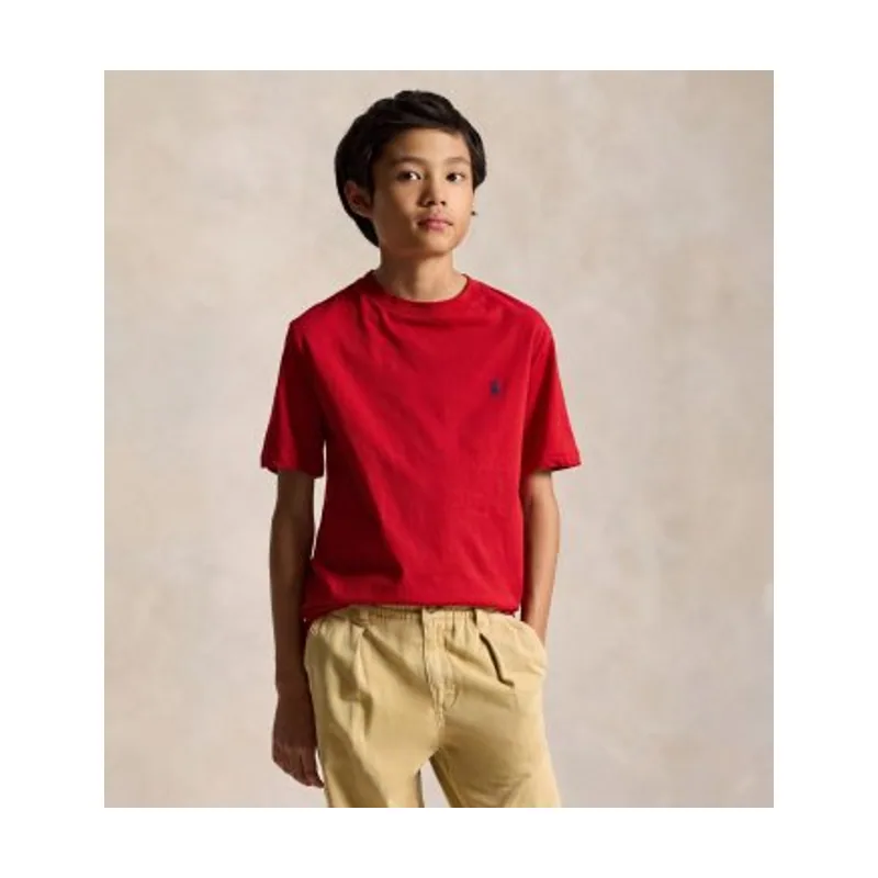 Polo Ralph Lauren Camiseta de algodón con cuello redondo 323832904038