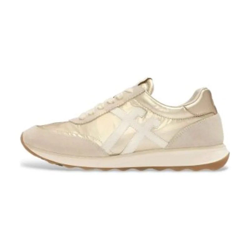 Fitflop Zapatillas de piel Retro Q FF Metallic A5Q-675