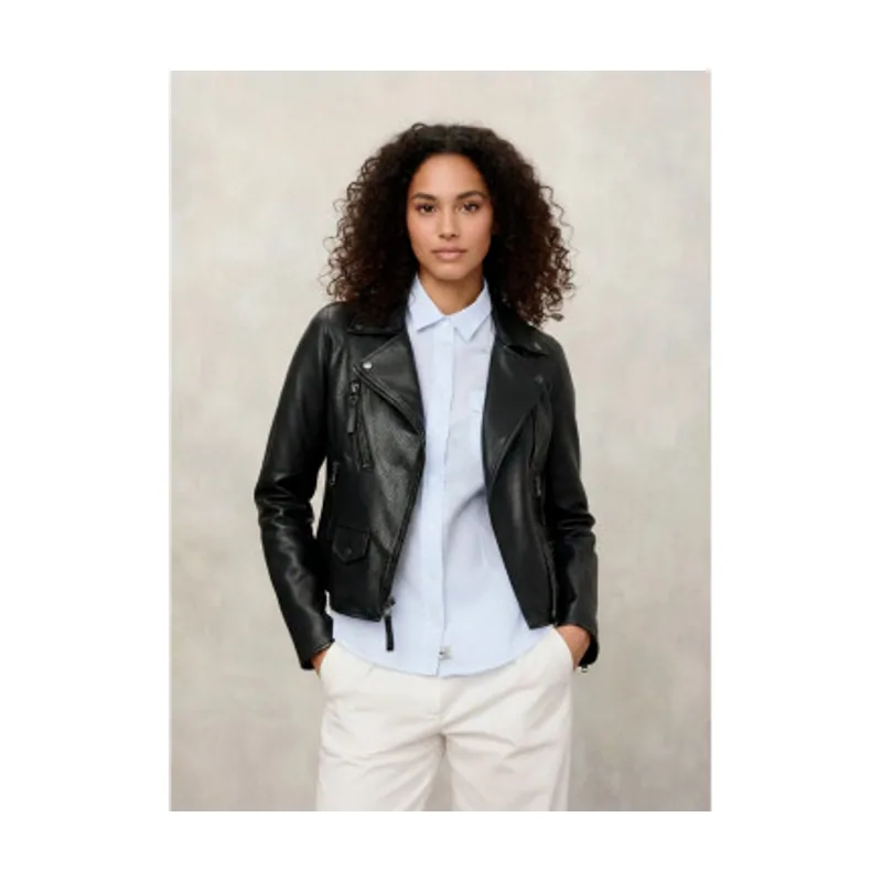 Blauer Chaqueta de Piel Jenkins 26SBLDL02449