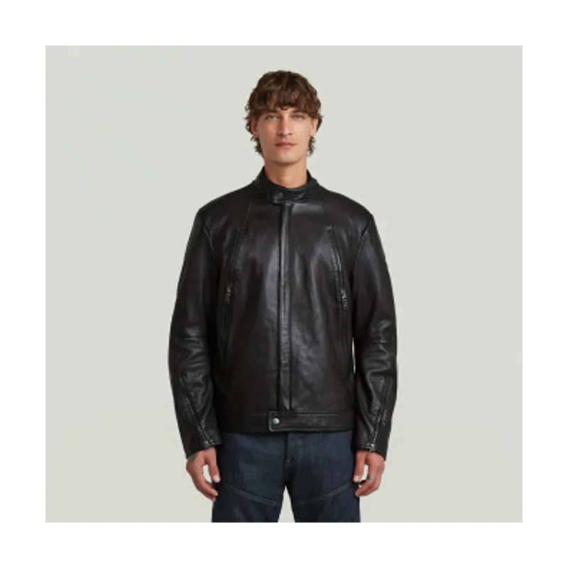 G-Star Chaqueta Biker de piel D28324-B508-6484