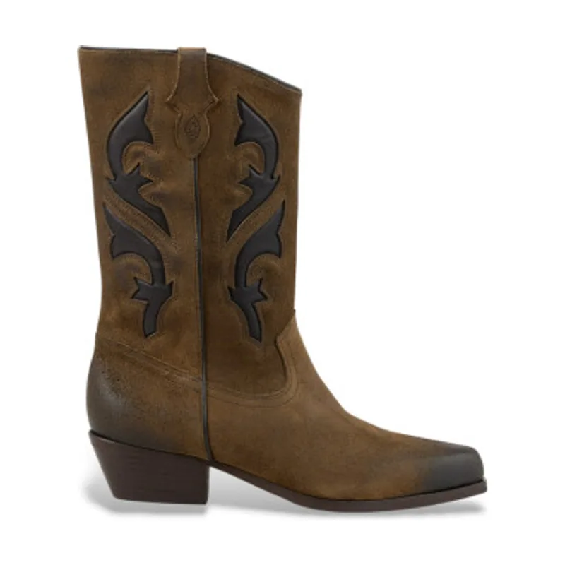 BA&SH Botas de Piel Curtis 2E26SCUR