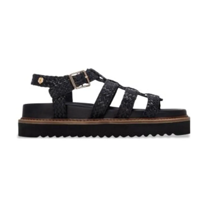 Carmela Sandalias de Piel 163030 16303001-NEGRO
