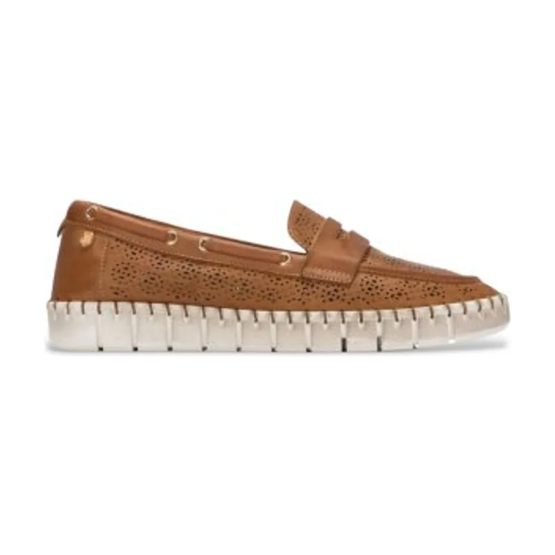 Carmela Mocasines de Piel 163212 16321203-CAMEL