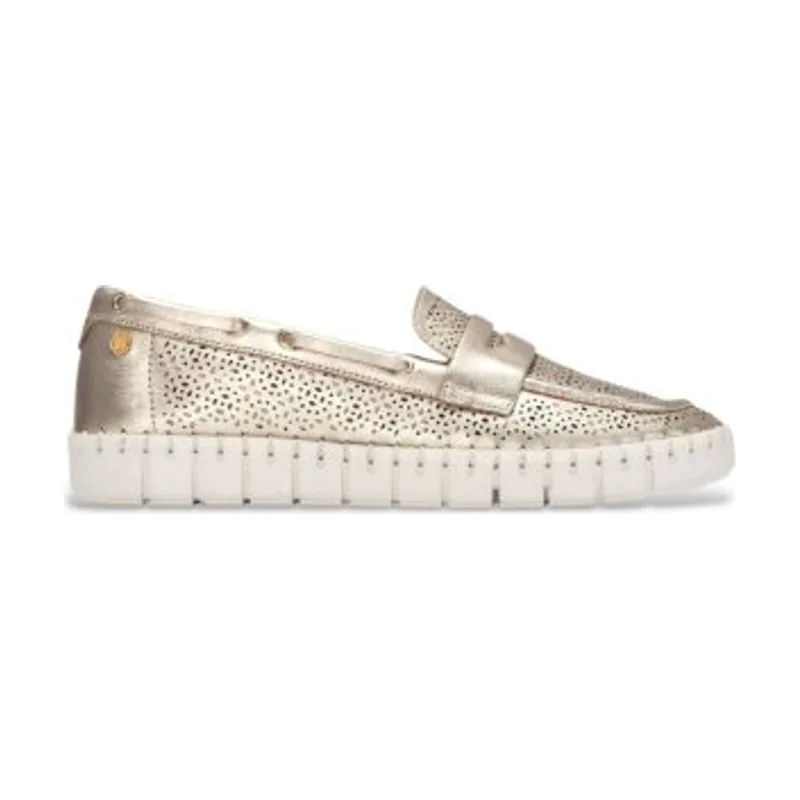 Mocasines de Piel 163212 16321204-ORO