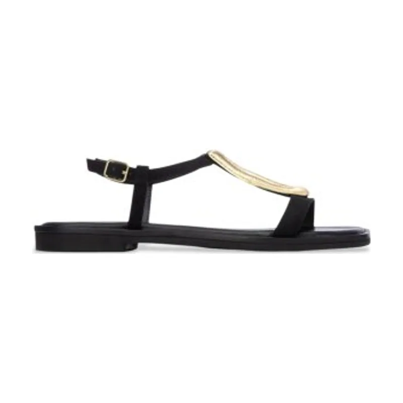 Sandalias de Piel 163290 16329002-NEGRO