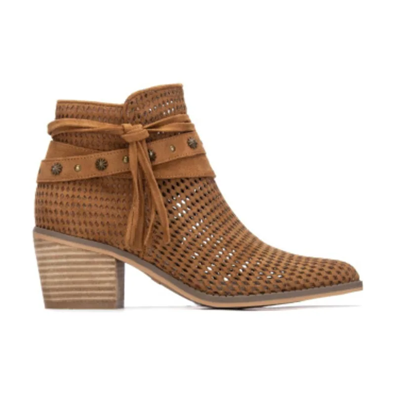 Refresh Botines de Piel 175180 17518002-CAMEL