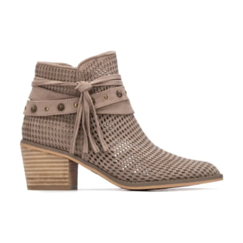 Refresh Botines de Piel 175180 17518004-TAUPE