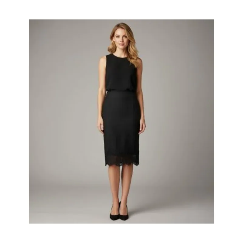 Twinset Falda de Lino Intarsia 261TT2185